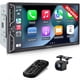thumbnail image 1 of Radio de coche SJOYBRING Double Din con CarPlay inalámbrico de 7" HD, 1 of 7