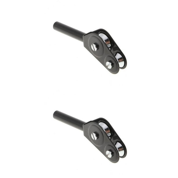 2Pcs Caña de Puntas de doble rodillo Guía de poste 6.5mm 5.5mm Aparejos Accesorio