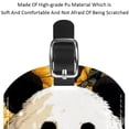 thumbnail image 4 of Square 2Pack PU Leather Panda Sunflower Cruise Luggage Tag with Privacy Cover and Name ID Tag for Travel Handbags Backpacks Luggage Tags, 4 of 6