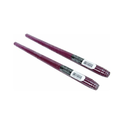 CANDLELITE COMPANY 0212485 Taper Candle 12" Burgundy