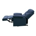 thumbnail image 3 of Oakwood Woven Fabric Recliner, Blue, 3 of 8