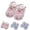 Pink, variant on Linfrsh Infant Baby Girls Summer Sandals Bowknot Soft Sole Wedding Dress Flats Newborn First Walking Kids Shoes(Pink,12-18 Months)