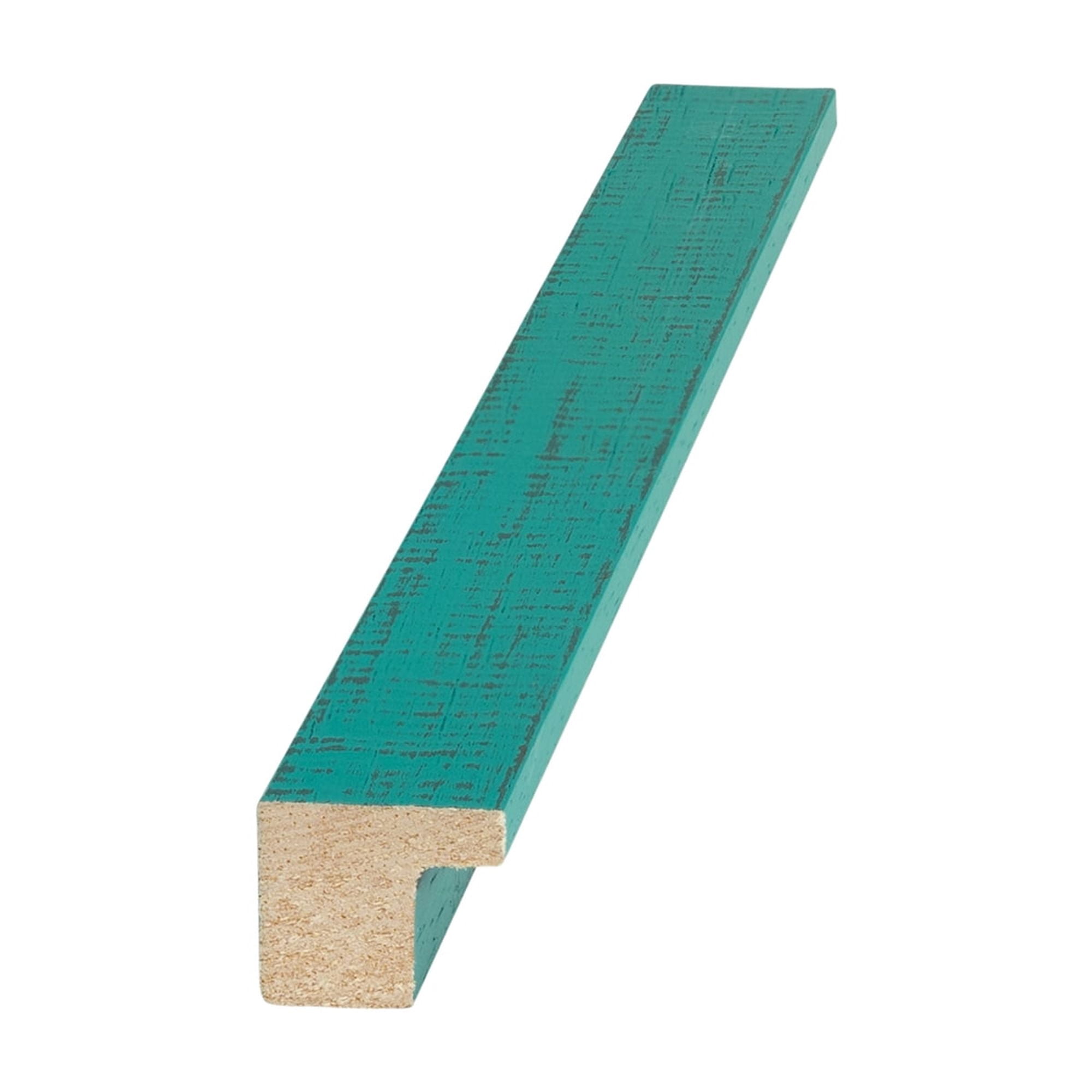 ArtToFrames 16" x 22" Aqua Picture Frame, 16x22 inch Green Wood Poster Frame (WOM-5186),  Pack