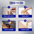 thumbnail image 4 of Parches para uñas fúngicos, 8 horas durante la noche, soporte para uñas de los pies, 84 parches, 4 of 6