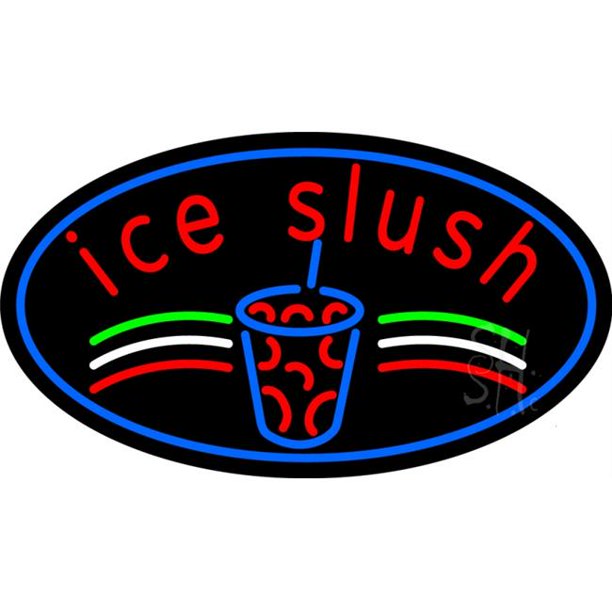The Sign Store N105-13573 Ice Slush Logo Neon Sign, 17 x 30 x 3 inch