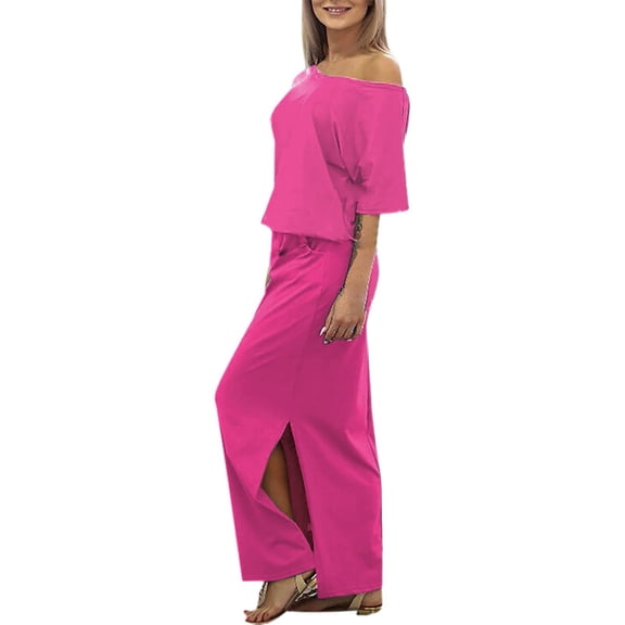 Summer Dresses, Womens Dresses,Stylish Casual Dress for Women with Side Split and Pockets for Summer Fashion