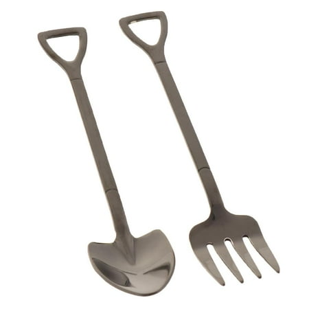 

Stainless Steel Set for Dinner Dessert Ice Coffee Gray