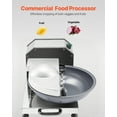 thumbnail image 2 of KFFKFF Food Processor & Vegetable Chopper, 3000RPM Food-Grade Stainless Steel Food Processor Chopper with S-Curve Blade, Multifunctional for Chopping Vegetables, Fruit, Grains, Nuts, 2 of 9