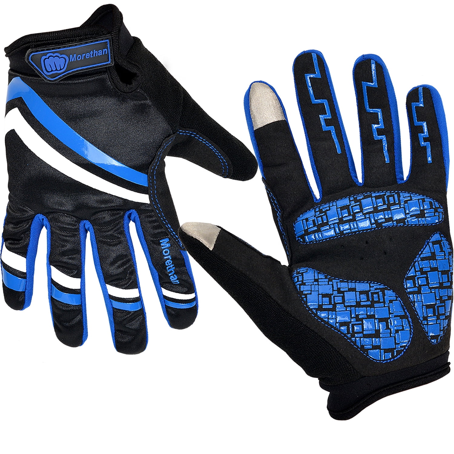 Cycling Gloves Touch-Screen Bike Bicycle Motor Sports Full Finger Windproof Design L XL by