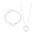 thumbnail image 2 of Wentin Reduced Necklaces & Pendants Copper Plated 925 Silver Jewelry Bracelet Necklace Set In The Shape Of A Heart For Women, 2 of 9