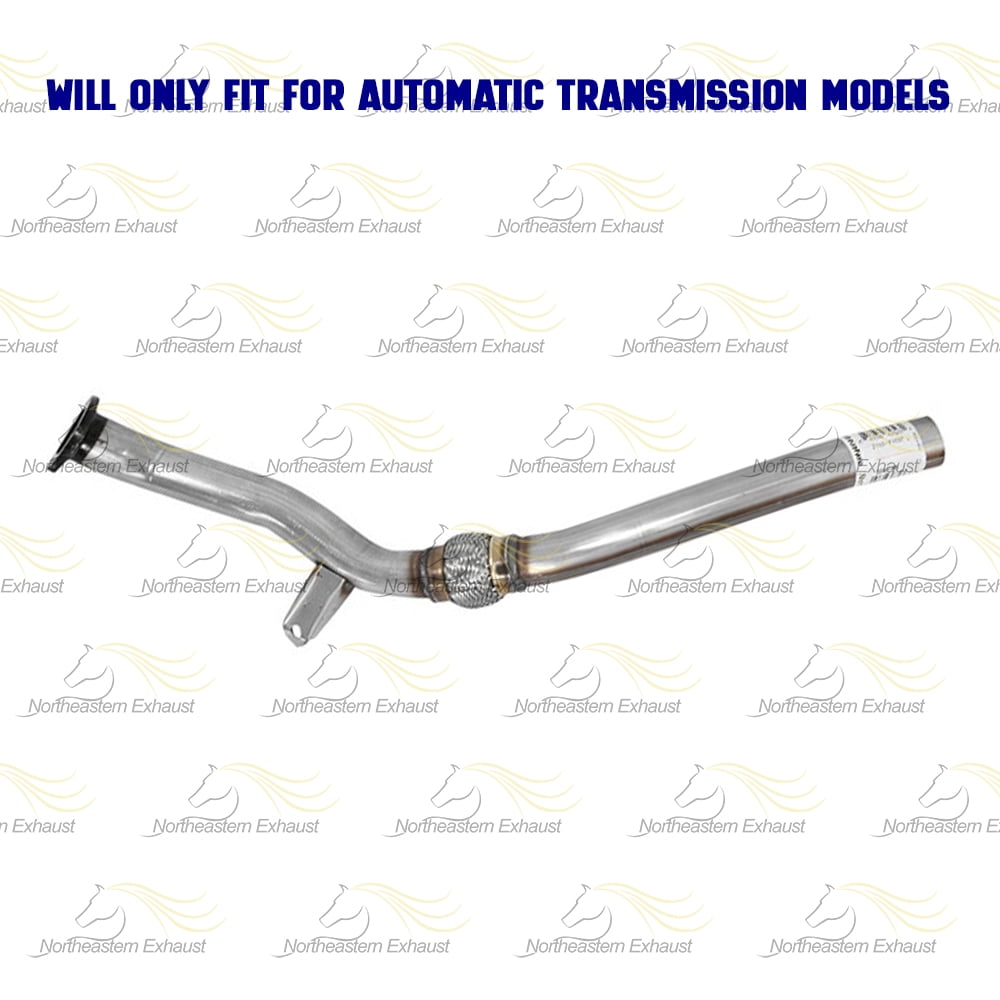 Northeastern Exhaust | Stainless Steel Exhaust Flex Pipe Fits 2002-2005 Audi A4 Quattro 1.8L Turbo Automatic Transmission Sedan - Direct Fit