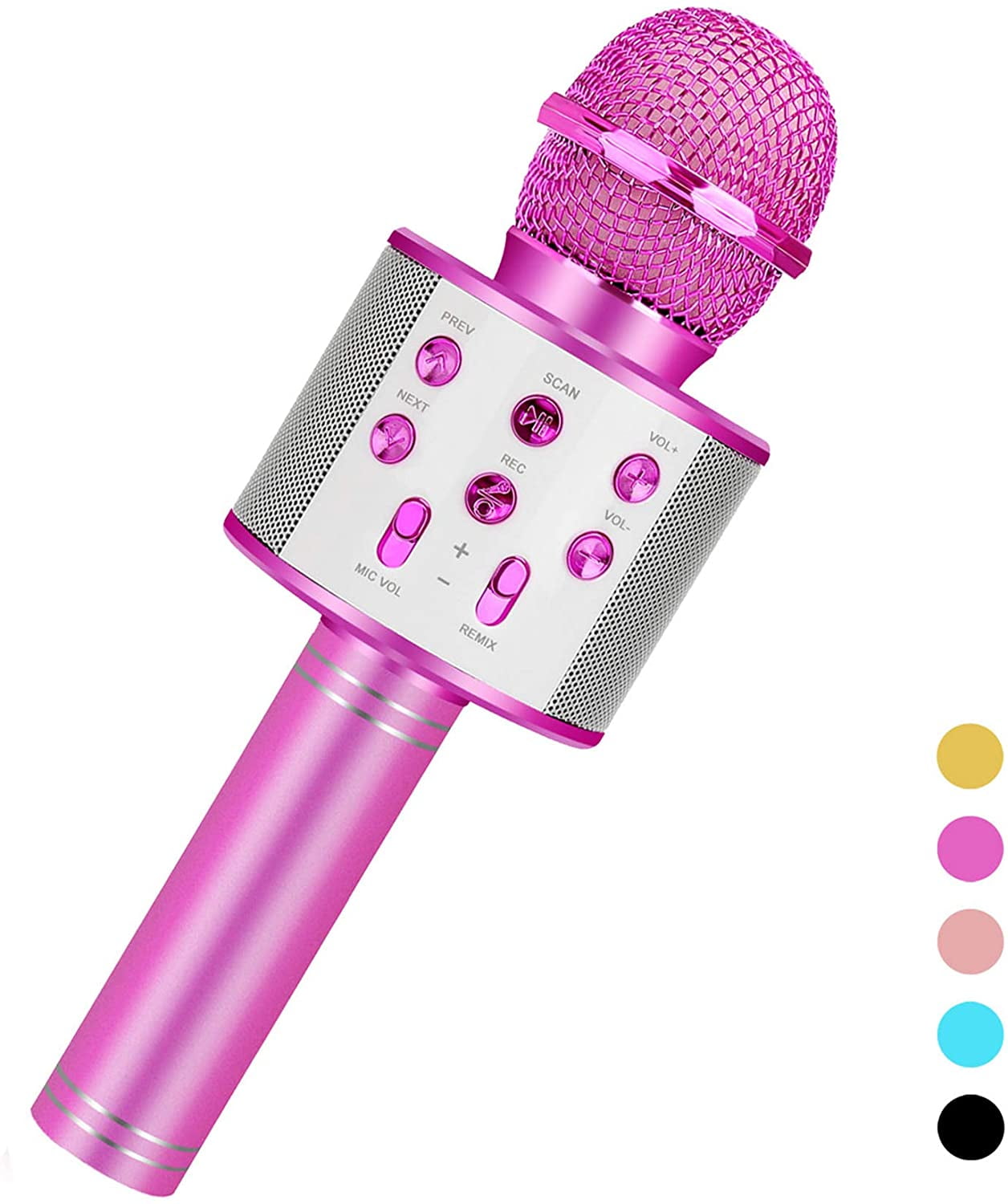 Niskite Birthday Gifts for 3-15 Year Old Girls Portable Bluetooth Karoake Microphone for Kids Age 7 8 9 10 11,Popular Toys for 4-15 Year Old Boys Girls 
