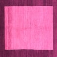 thumbnail image 1 of Ahgly Company Indoor Square Abstract Pink Modern Area Rugs, 5' Square, 1 of 4