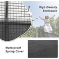 thumbnail image 6 of AOTOB 14x8ft Large Rectangle Trampoline for Kids and Adults,Big Outdoor Trampoline with Enclosure Net - Supports Up to 440 lbs,Birthday Party Gifts,Black, 6 of 7