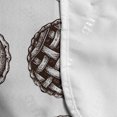 thumbnail image 4 of Dessert Microwave Oven Cover, Hand Drawn American Pies Pattern Sketchy Traditional Food Image on Plain Backdrop, Water Resistant Organizer with Pockets Kitchen, 36" x 12", Taupe White, by Ambesonne, 4 of 4