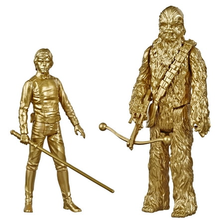 Star Wars Skywalker Saga 3.75-inch Scale Luke Skywalker and Chewbacca Toys Star Wars: Return of the Jedi Action