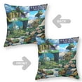thumbnail image 4 of Throw Blankets Throw For Laputa: Castle in the Sky Pillow Covers for Thin Bed Couch Decor Kids Adult Nap Bedroom Car All Season Birthday Gifts 60×80 inch Throw Blanket and Pillowcase Set, 4 of 5