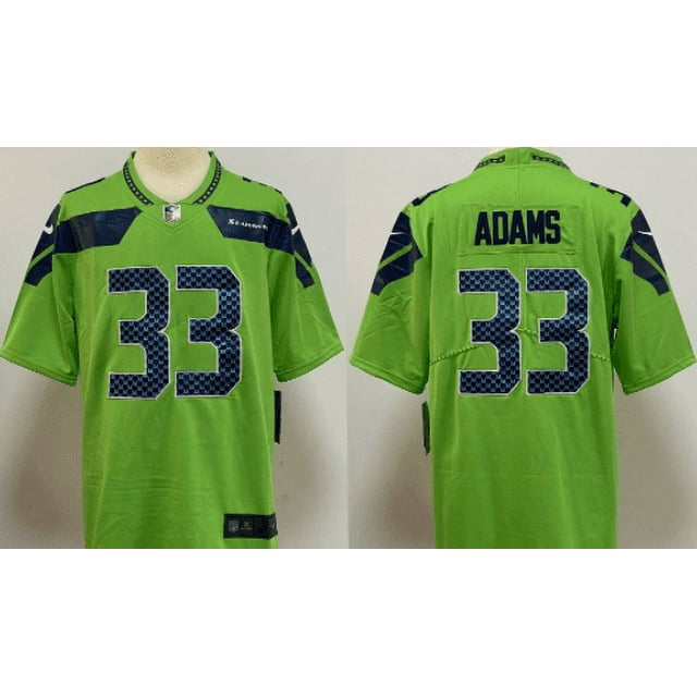 Chandail de Sport Réplique de football pour Hommes Seahawks WILSON 3# METCALF 14# ADAMS 33#