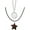 H, variant on Natural Star Shape Stone Choker Necklace Gothic Y2K Swirl Pendant Necklace Crystal Cute Star Charms Pendant Choker Necklaces for Women Party Jewelry