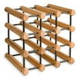 thumbnail image 4 of J.K. Adams Ash Wood 40-Bottle Wine Rack, Natural, 4 of 5
