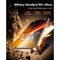 thumbnail image 4 of Protector de pantalla UnbreakCable para iPhone 16 Pro Max, paquete de 2 unidades, antideslumbrante, 4 of 8