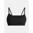 thumbnail image 3 of No Boundaries Fit Stretch Scoop Bralette with Lace, Women's XS-3XL, 3 of 3