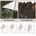 thumbnail image 5 of Spring Mushrooms Swag Valances for Windows 2 Pack, Kitchen Window Curtains 36 Inch Length, Farmhouse Pastoral Botanical Brown Wood Privacy Swag Curtains for Living Room/Bathroom 36"x36", 5 of 8