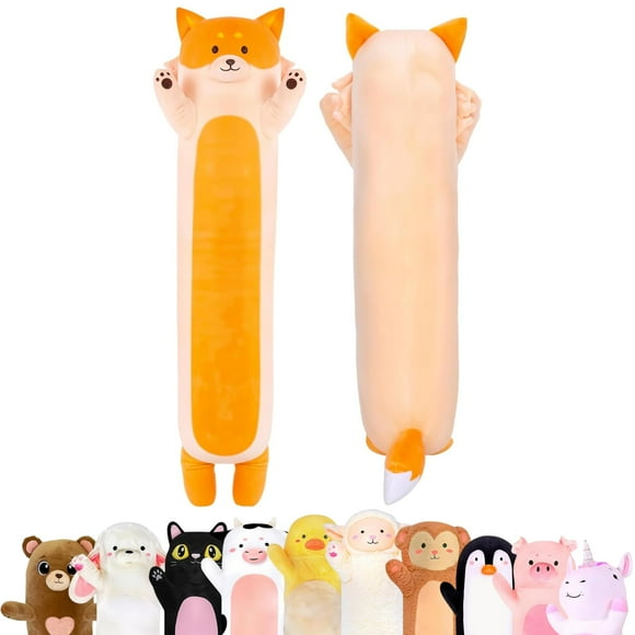 Almohada corporal de felpa Cuddle Paws Fox para niños de 58 cm
