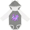 thumbnail image 3 of Inktastic Cute Baby Purple Dragon Boys or Girls Long Sleeve Baby Bodysuit, 3 of 5