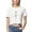 #03 White, variant on Busydd Tshirts Shirts for Women Casual Short Sleeve Cotton Summer Tops Trendy Round Neck Crop Tops for Women Comfy Breathable Graphic Tees L