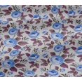 thumbnail image 5 of oneOone Viscose Jersey Fabric Leaves & Floral Artistic Printed Fabric 1 Yard 60 Inch Wide, 5 of 5