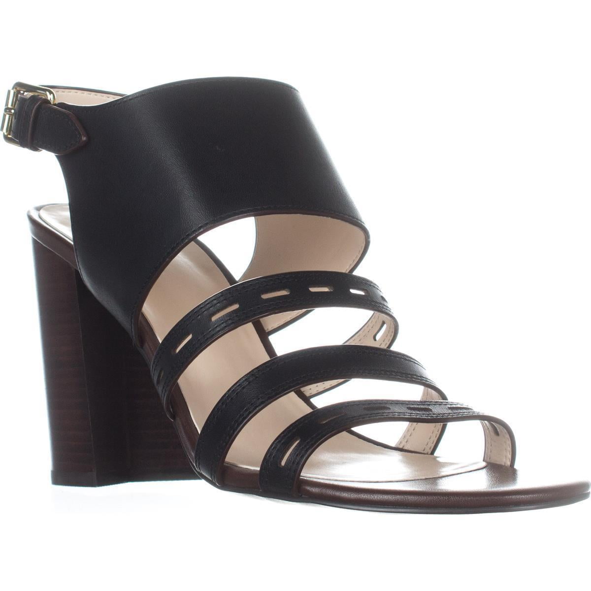 Womens Cole Haan Lavelle High Heel Sandals, Black Leather - Walmart.com