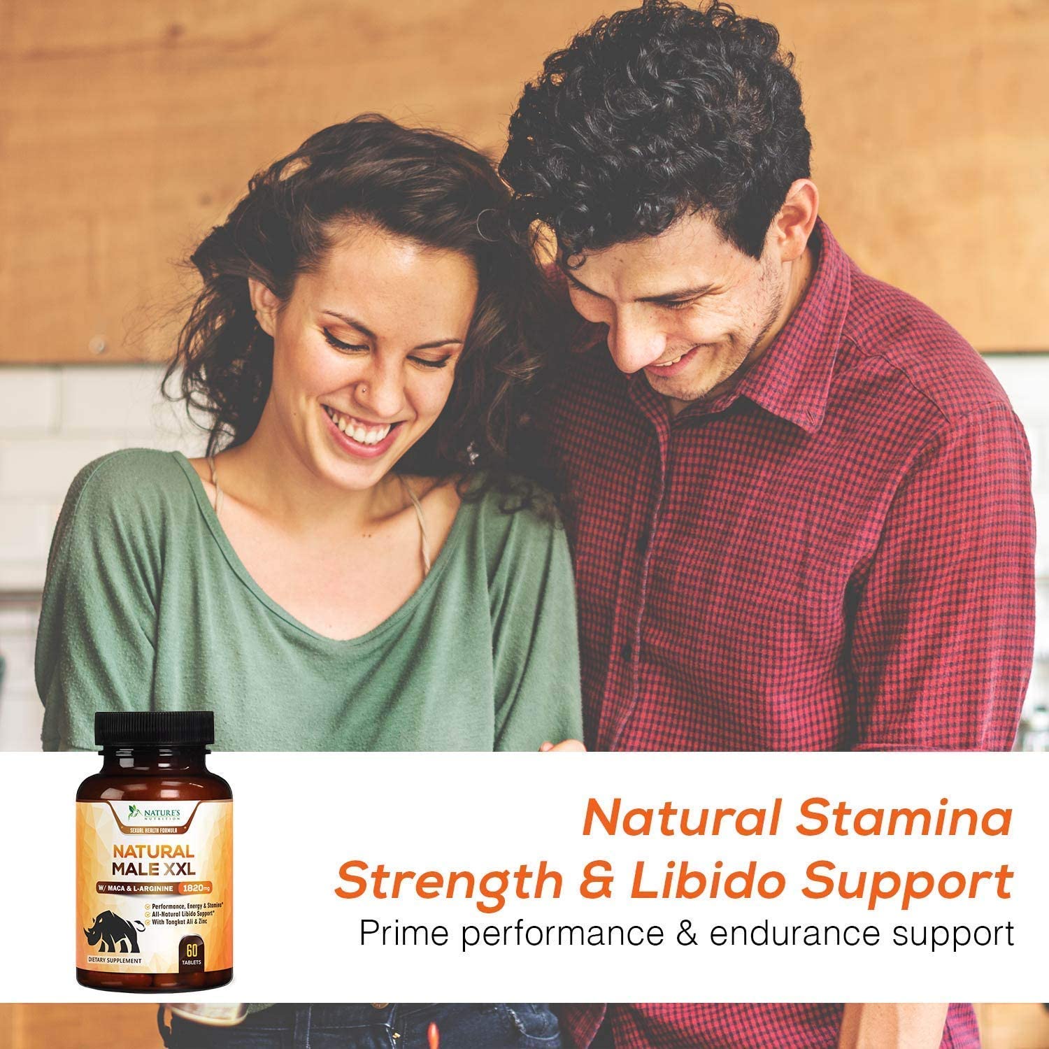 Nature's Nutrition Natural Male XXL 60 Pills