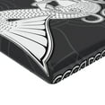 thumbnail image 2 of Ambesonne Mermaid Fitted Sheet, Retro Celtic Borders, Twin Size, Brown White, 2 of 3