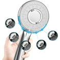 thumbnail image 5 of High Pressure Handheld Shower Head 5 Modes,Removable Hand Held Showerheads ,Chrome Finish Bathroom Faucet Kit ,With 5 FT Stainless steel Hose, 5 of 8