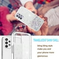 thumbnail image 4 of Compatible with Samsung A32 5G Case Glitter Clear Green,for Samsung Galaxy A32 5G Phone Case Silicone Transparent Soft TPU Women Girls Shockproof Protective Slim Cover (Clear), 4 of 14