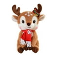 thumbnail image 2 of ToyKingdee Christmas Reindeer Stuffed Animals Plush Toys, Cute Santa Deer Elk Toys Decor, Soft Christmas Stuffed Reindeer Plushies Gifts, Holiday Xmas Deer Room Decorations, 2 of 6