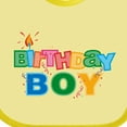 thumbnail image 4 of Inktastic Birthday Boy Letters Boys Baby Bib, 4 of 4