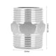 thumbnail image 1 of Adaptador De Conector De Boquilla Hexagonal Macho G3/4in Macho A G3/4in, Accesorio De Tubería Roscado De Acero Inoxidable, 1 of 7