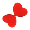 thumbnail image 4 of Shisuyan 10 Pcs Tennis Racket Vibration Dampeners Heart Shape Tennis Racquet Absorbers Tennis Racket Strings Dampers for Players (Red and Pink), 4 of 9