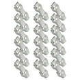 thumbnail image 3 of ESTINK Duplex Cable Clamps,Duplex Wire Rope Clip Cable Clamps,18pcs M2 Duplex Wire Rope Clip Cable Clamps Stainless Steel Duplex 2‑Post Cable Clamp, 3 of 8