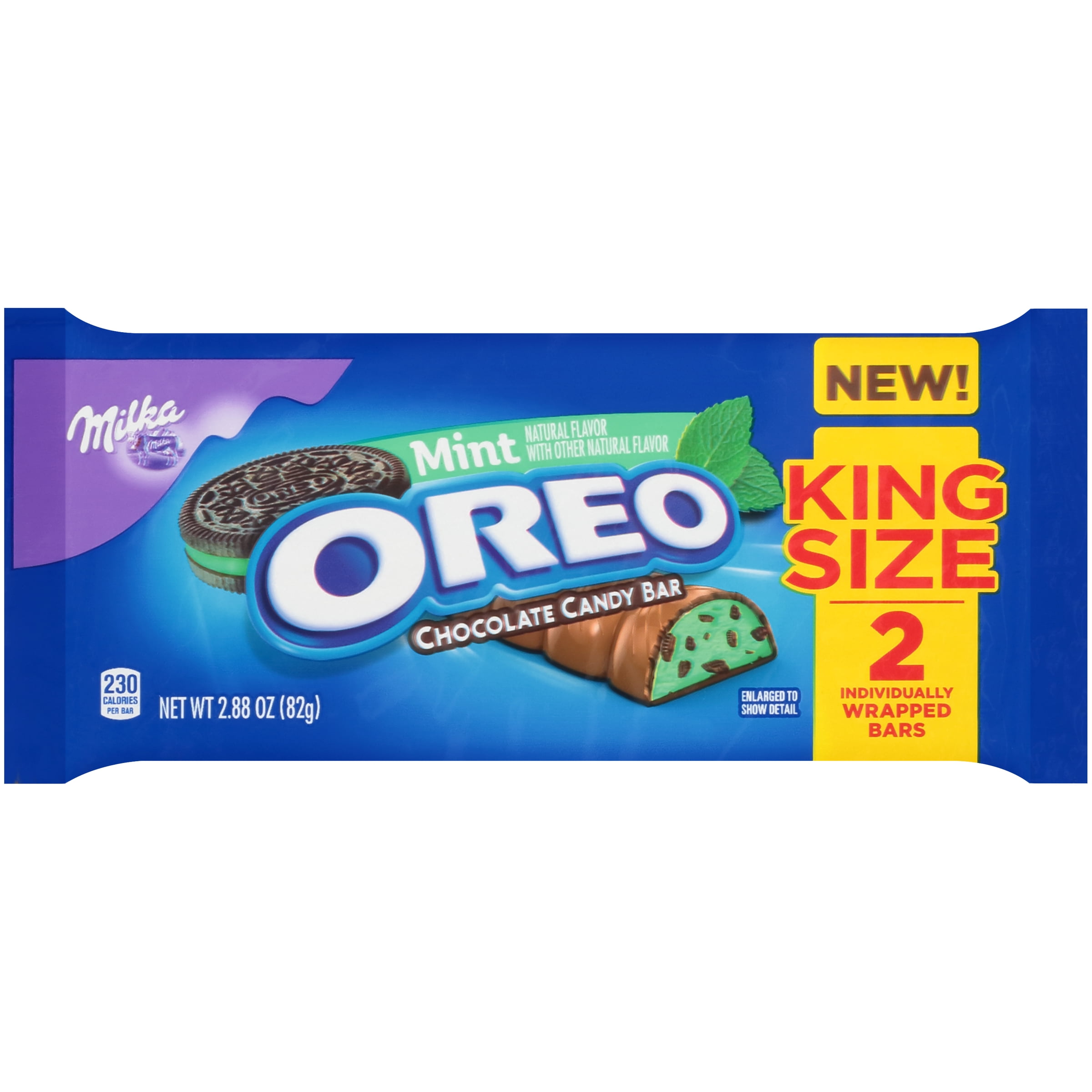 Oreo King Size Mint Chocolate Bar 2 9 Oz