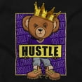 thumbnail image 2 of Cool Urban Hustle King Teddy Bear Toddler Boy Girl T Shirt Infant Toddler Brisco Brands 6M, 2 of 5
