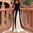 thumbnail image 2 of Vestido maxi sexy con tirantes y sin mangas para mujer, vestido largo ajustado, moda 2024, vestido de fiesta con falda, 2 of 4