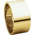 thumbnail image 6 of 10mm Flat Band in 14k Yellow Gold - Size 7, 6 of 9