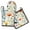 Pioneer Flower-3, variant on Pioneer Flower Kitchen Oven Mitt and Pot Holder Sets 2 Pcs for Baking, Cooking and Grilling, Heat Resistant Up To 392 °F