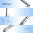 thumbnail image 2 of 50 Piezas 2 Brocas de Enrutador Cnc de Flauta 3.175Mm Fresa de Acero de Tungsteno de Ranura Recta para Madera y PláStico, 2 of 5