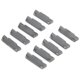 thumbnail image 2 of Herramienta De Torneado De Torno, 10 Piezas Pequeñas Herramientas De Corte De Torno Indexables De Carburo Sólido CNC Para Corte De Metal ANGGREK Inserto de torneado de torno CNC, 2 of 8