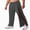Dark Gray, variant on Mens Tear Away Pants After Hip Knee Surgery Breakaway Pants for Elderly Bedridden Tearaway Sweatpants with Pockets