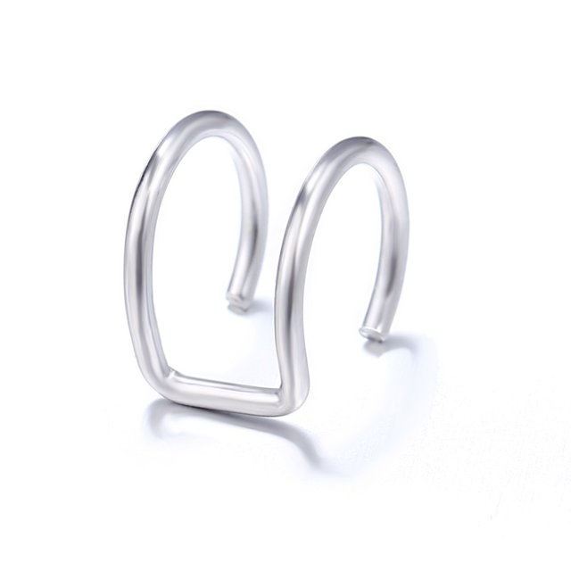 Guardurnaity Clip de oreja para hombres y mujeres individuales, pendiente Unisex, joyería exquisita, ropa de vestir para festivales, decoración Type4 NO4